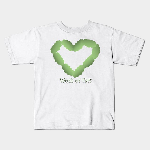 Work Of Fart Funny Lovers Kids T-Shirt by Athenis